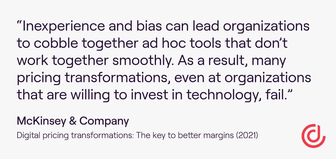 The problem with sales tech tools and digitization of pricing