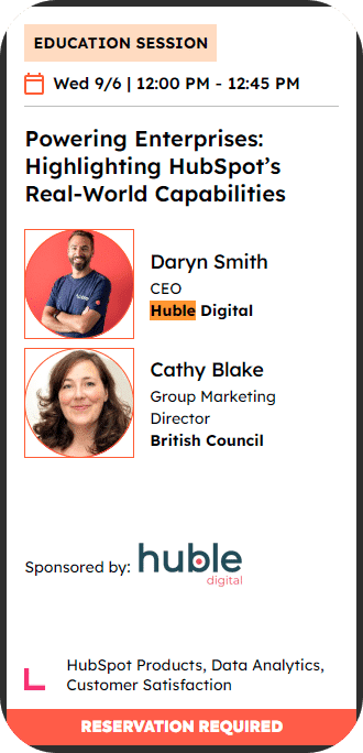 Huble Inbound session