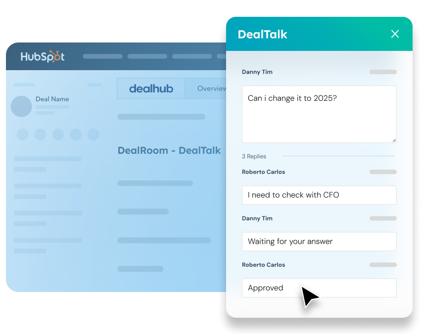 HubSpot - Collaborate on deals