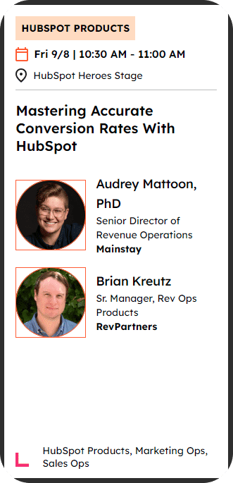 RevPartners Inbound session